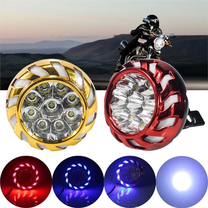 Motorcycle LED Projector Lens External Spotlight